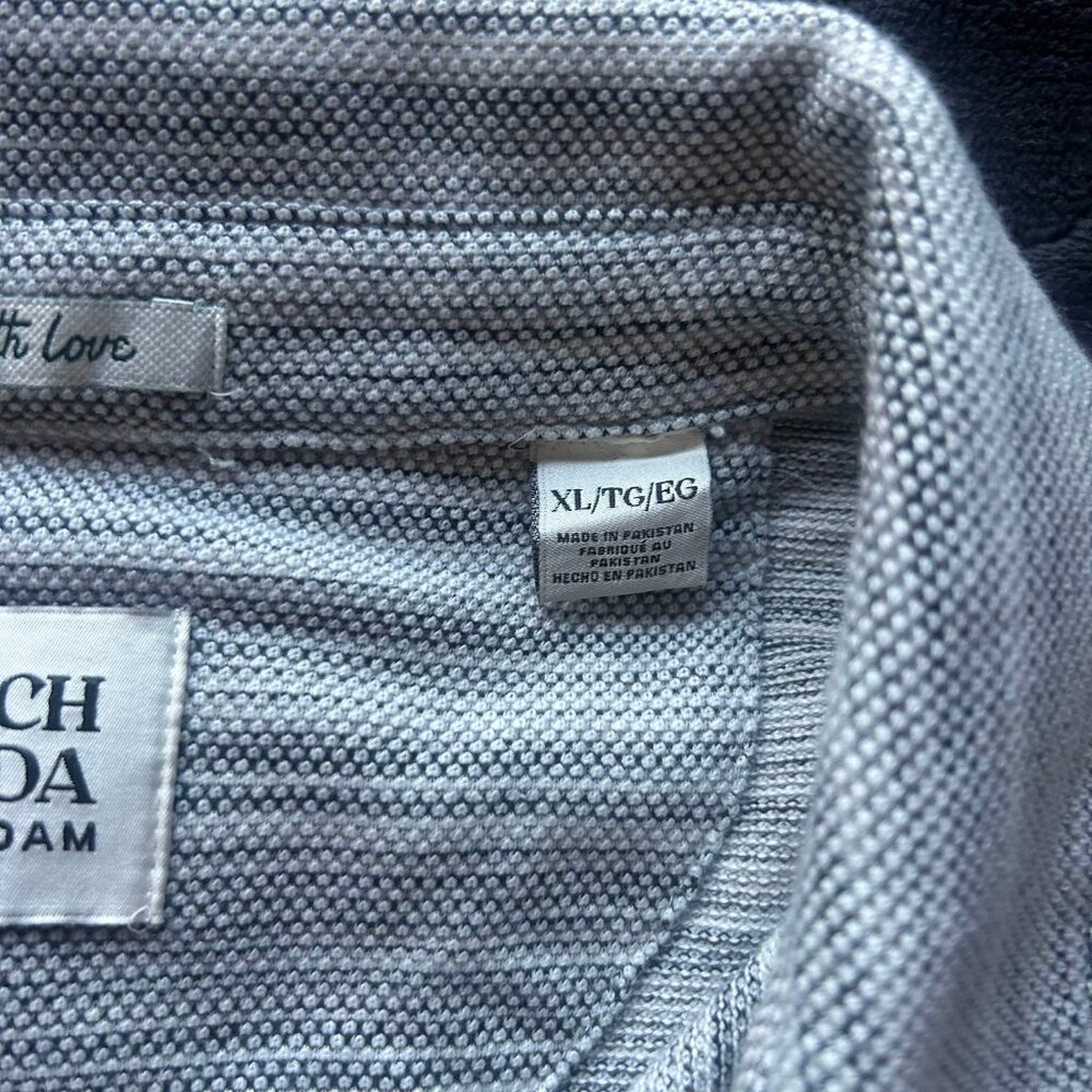 Scotch & Soda Long Sleeve Button Shirt XL Gray - Picture 5 of 10